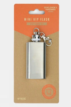 Gentlemen's Hardware Mini Hip Flask Keyring