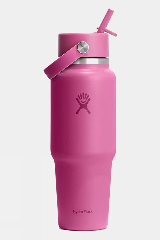 Hydro Flask 32oz Wide Mouth With Flex Straw Travel Bottle 3 Hydro Flask 32oz Wide Mouth With Flex Straw Travel Bottle
