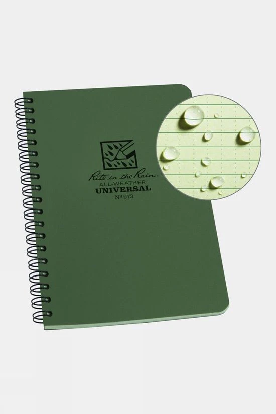 Rite In The Rain All-Weather Notebook 4 3/4 X 7in 3 Rite In The Rain All-Weather Notebook 4 3/4 X 7in