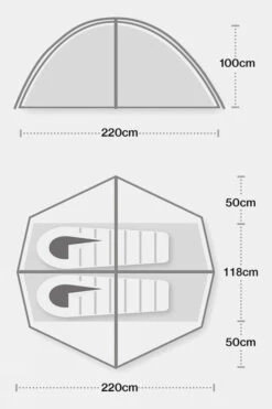 Wild Country Tents Helm Compact 2 Tent -Outdoor Camping d1314131 5050 l