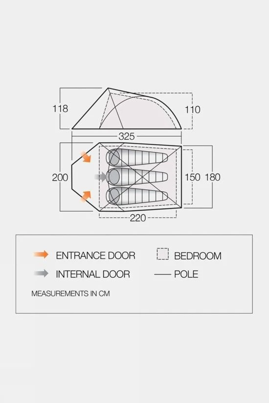 Vango Helvellyn 300 Tent 4 Vango Helvellyn 300 Tent - Image 2
