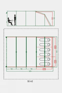 Coleman Meadowood 6L BlackOut Tent -Outdoor Camping d1614105 424a z