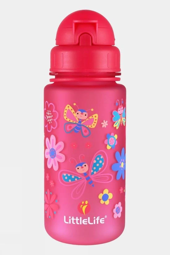 LittleLife Kids Butterfly Water Bottle 400ml 3 LittleLife Kids Butterfly Water Bottle 400ml