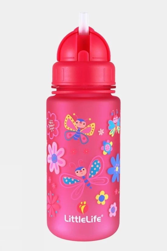 LittleLife Kids Butterfly Water Bottle 400ml 4 LittleLife Kids Butterfly Water Bottle 400ml - Image 2