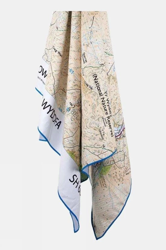 Lifeventure SoftFibre Ordnance Survey Travel Towel 4 Lifeventure SoftFibre Ordnance Survey Travel Towel - Image 2