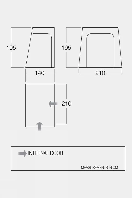 Vango Br001 - Drive Away Awning Bedroom 4 Vango Br001 - Drive Away Awning Bedroom - Image 2