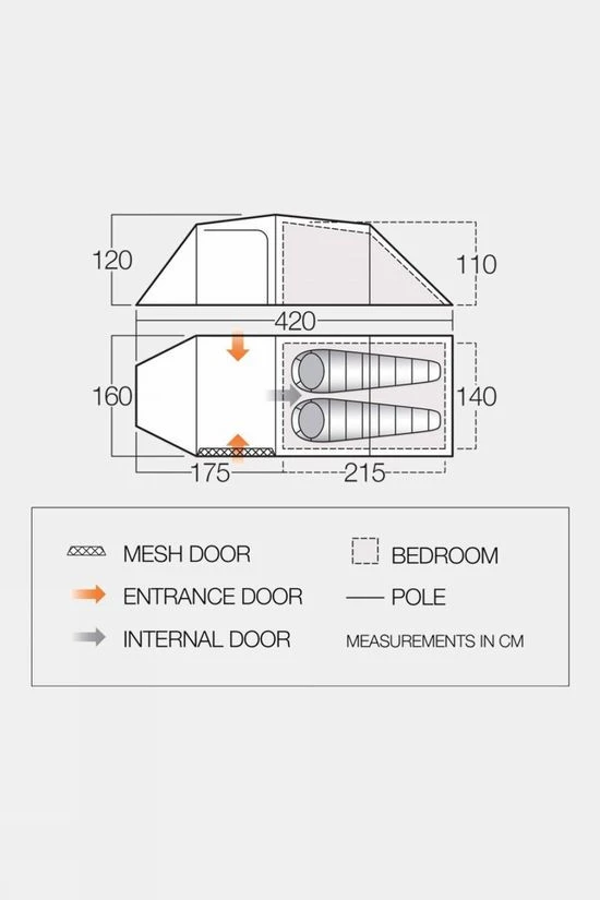 Vango Omega 250 Tent 4 Vango Omega 250 Tent - Image 2