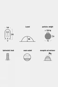 High Peak Vision 2 Pop Up Tent -Outdoor Camping g5fb3y0094 7070 g