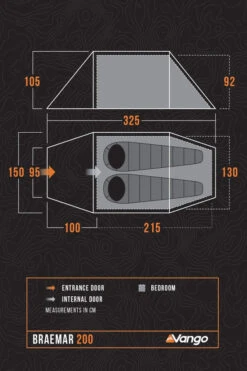 Vango Braemar 200 Tent 18 Vango Braemar 200 Tent -Outdoor Camping g5fb3y0095 5252 l