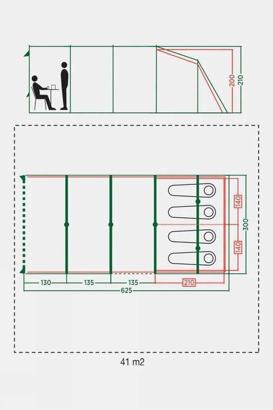 Coleman Meadowood 4L Blackout Tent 12 Coleman Meadowood 4L Blackout Tent - Image 10