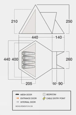 Vango Teepee Air 400 Tent 15 Vango Teepee Air 400 Tent -Outdoor Camping g5fd3y0028 4141 g