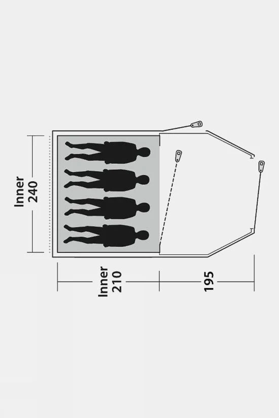 Outwell Earth 4 Plus Tent 13 Outwell Earth 4 Plus Tent - Image 11