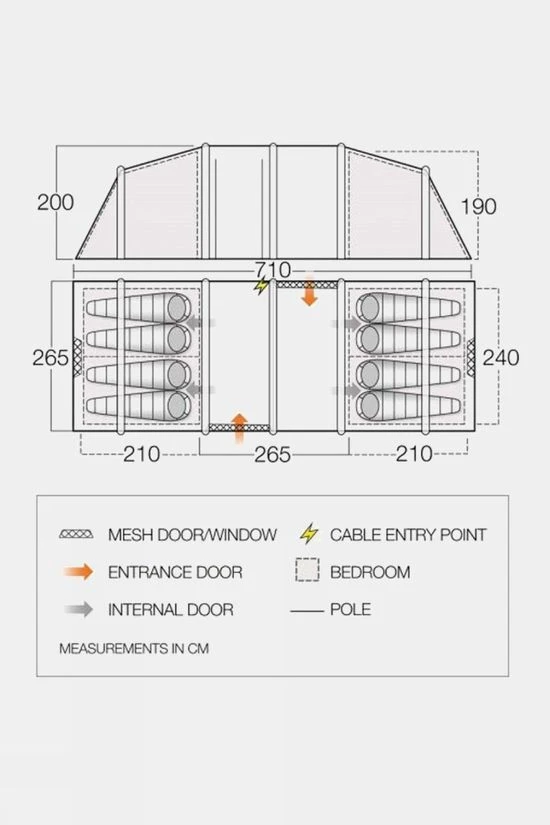 Vango Castlewood Air 800XL Tent Package 5 Vango Castlewood Air 800XL Tent Package - Image 3