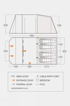 Vango Lismore 450 Tent Package 15 Vango Lismore 450 Tent Package -Outdoor Camping g5fe3b0011 4343 b