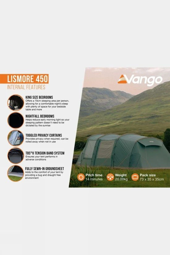 Vango Lismore 450 Tent Package 8 Vango Lismore 450 Tent Package - Image 6