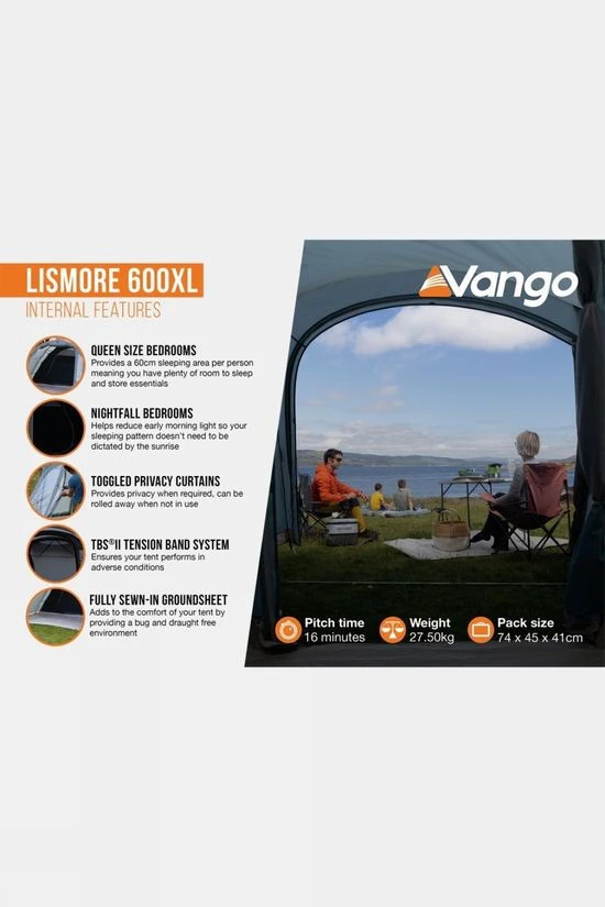 Vango Lismore 600XL Tent Package 7 Vango Lismore 600XL Tent Package - Image 5