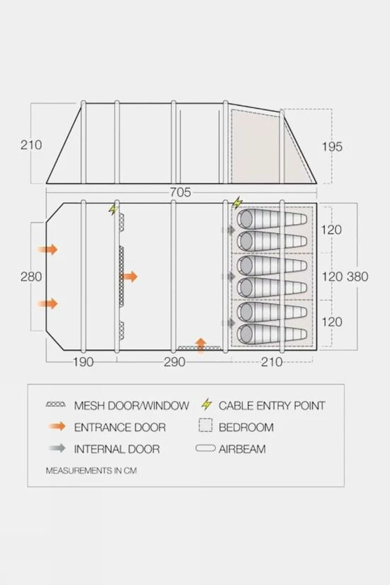 Vango Lismore 600XL Tent Package 4 Vango Lismore 600XL Tent Package - Image 2