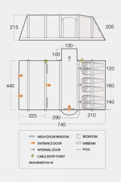 Vango Rome II Air 650XL Tent 2022 -Outdoor Camping g5fe3y0019 4242 n