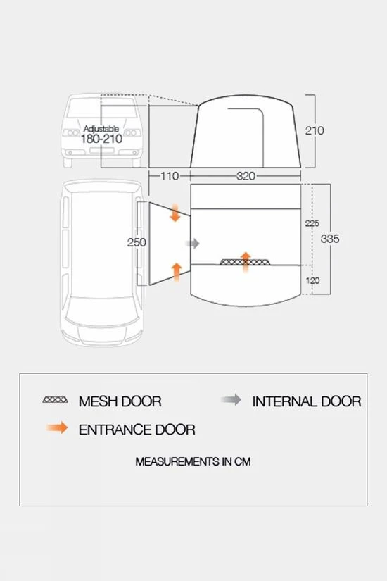 Vango Fistral XL Eco Pole Driveaway Awning 11 Vango Fistral XL Eco Pole Driveaway Awning - Image 9