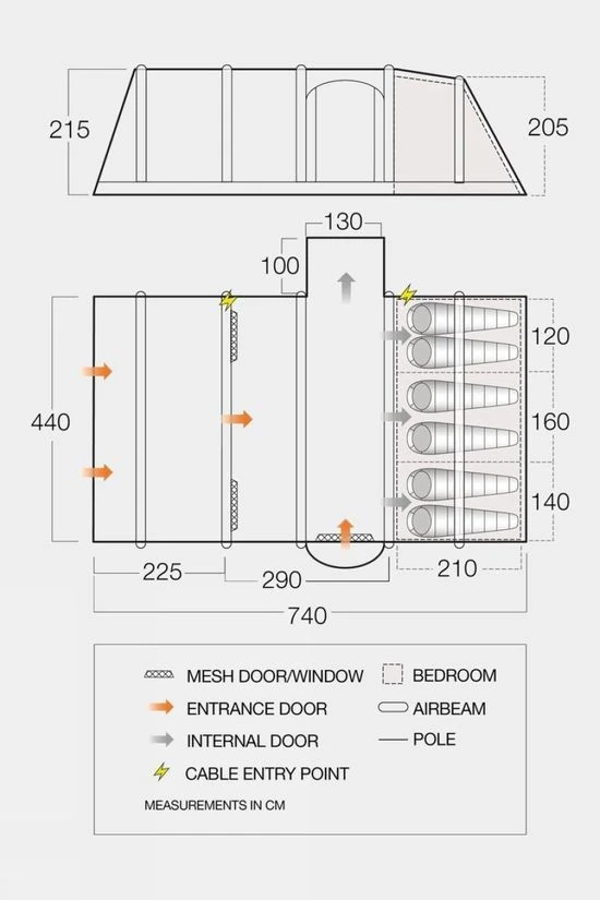 Vango Rome Air 650XL Tent Package 5 Vango Rome Air 650XL Tent Package - Image 3